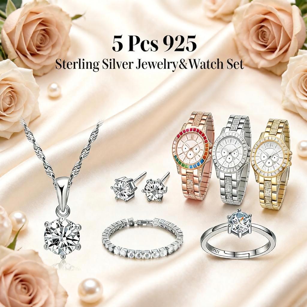Pretty 925 Sterling Silver Geo - Best Jewelry Watches review and price