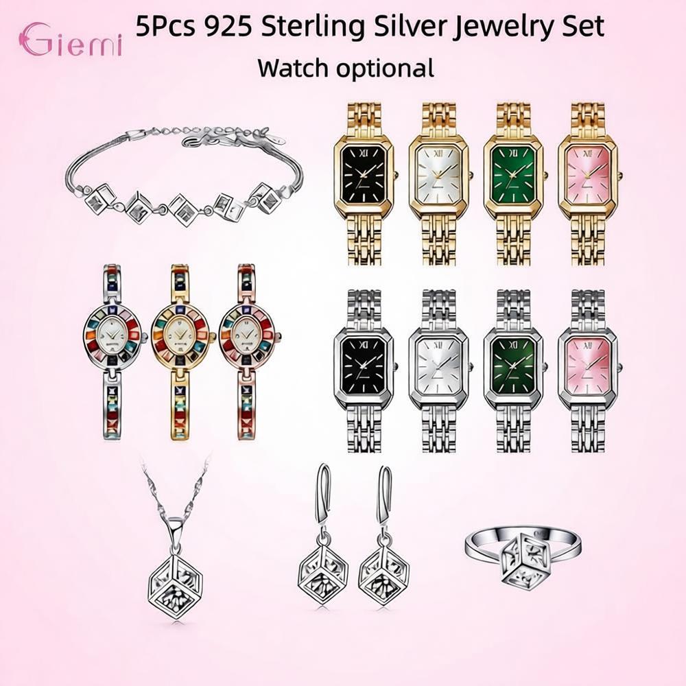 Pretty 925 Sterling Silver Geo - Best Jewelry Watches review and price