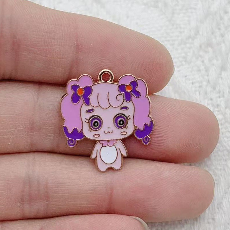 10pcs Cartoon Cute Drip Oil Al - Drop Earrings review and price