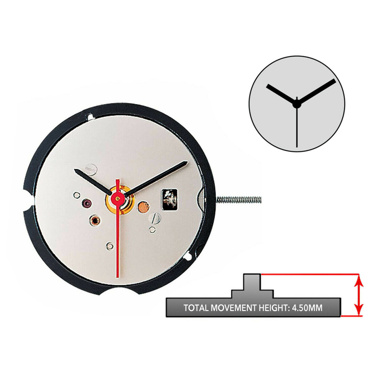 Ronda 583 Quartz Movement 19.4 - Jewels In Quartz Watches review and price