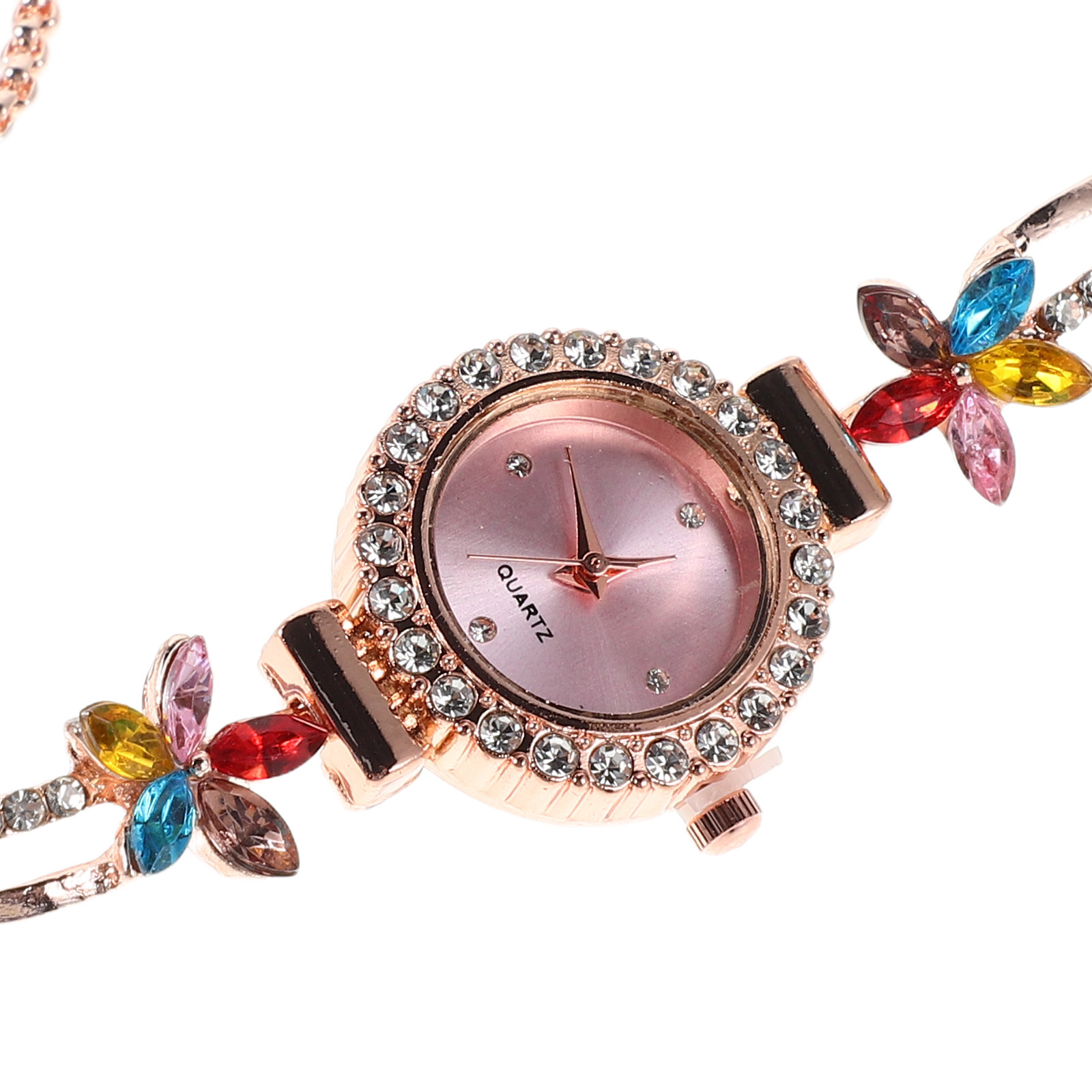 Women's Quartz Floral Rhinesto - Jewels In Quartz Watches review and price