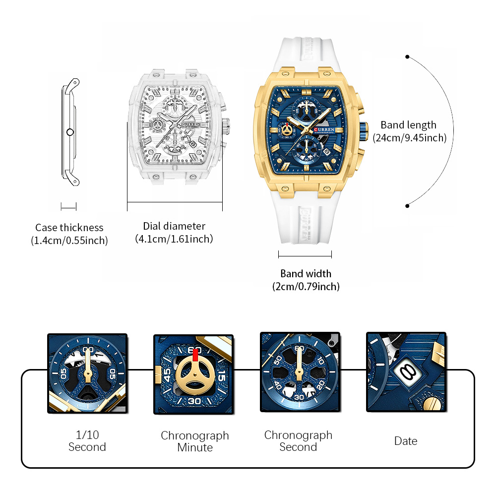 CURREN Luxury Vintage Watch fo - Jewelry And Watches review and price