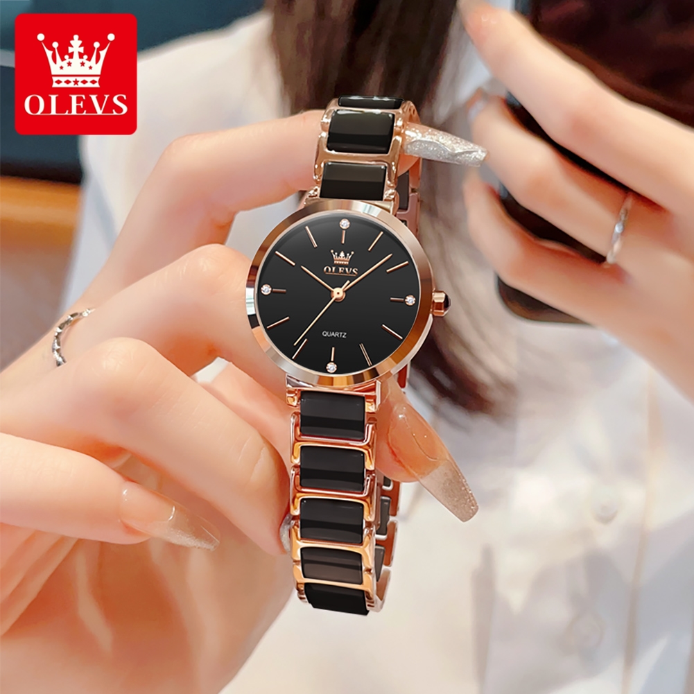 OLEVS Women Watch 5877 Luxury  - Jewelry And Watches review and price
