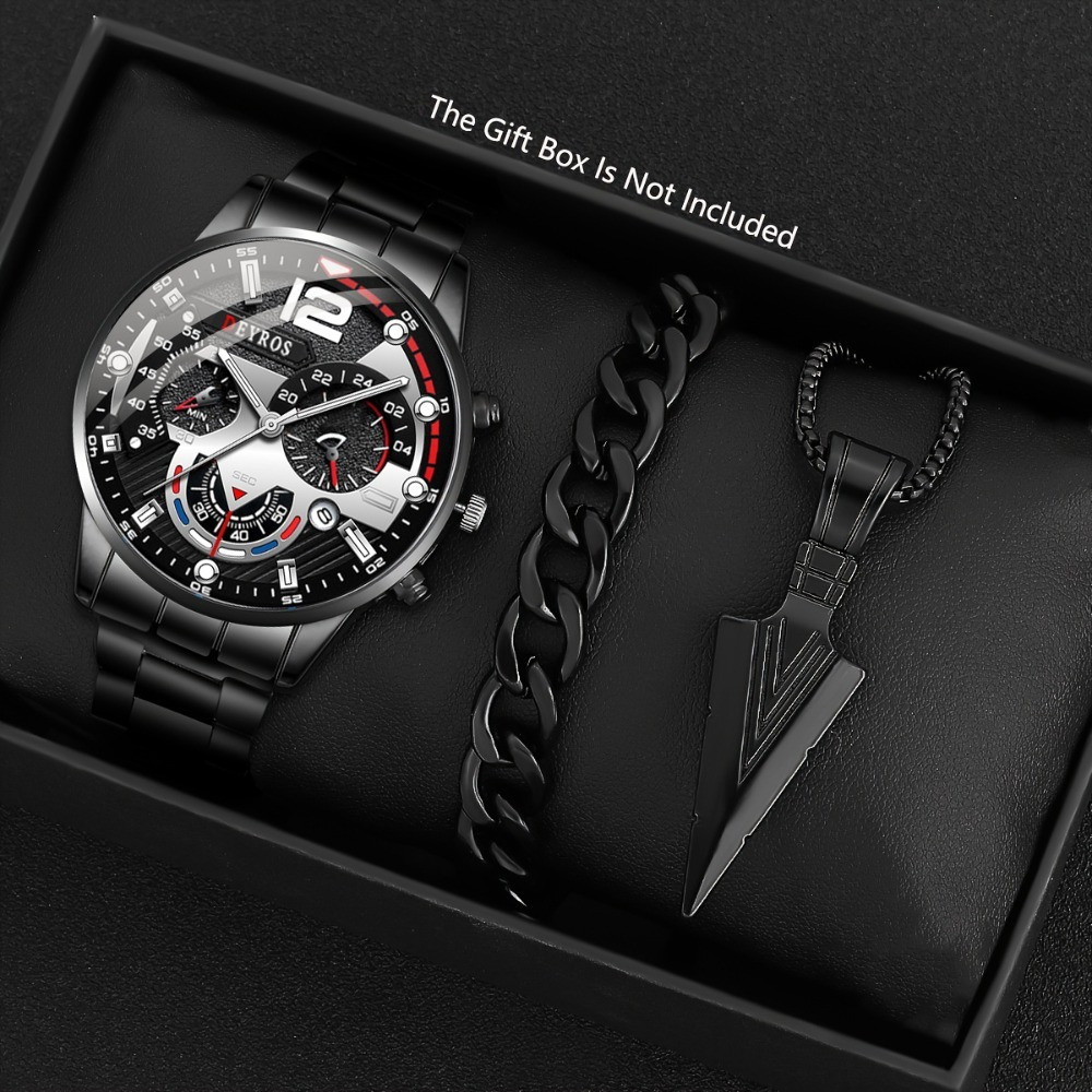 3pcs/set Fashion Men's Watch B - Best Jewelry Watches review and price
