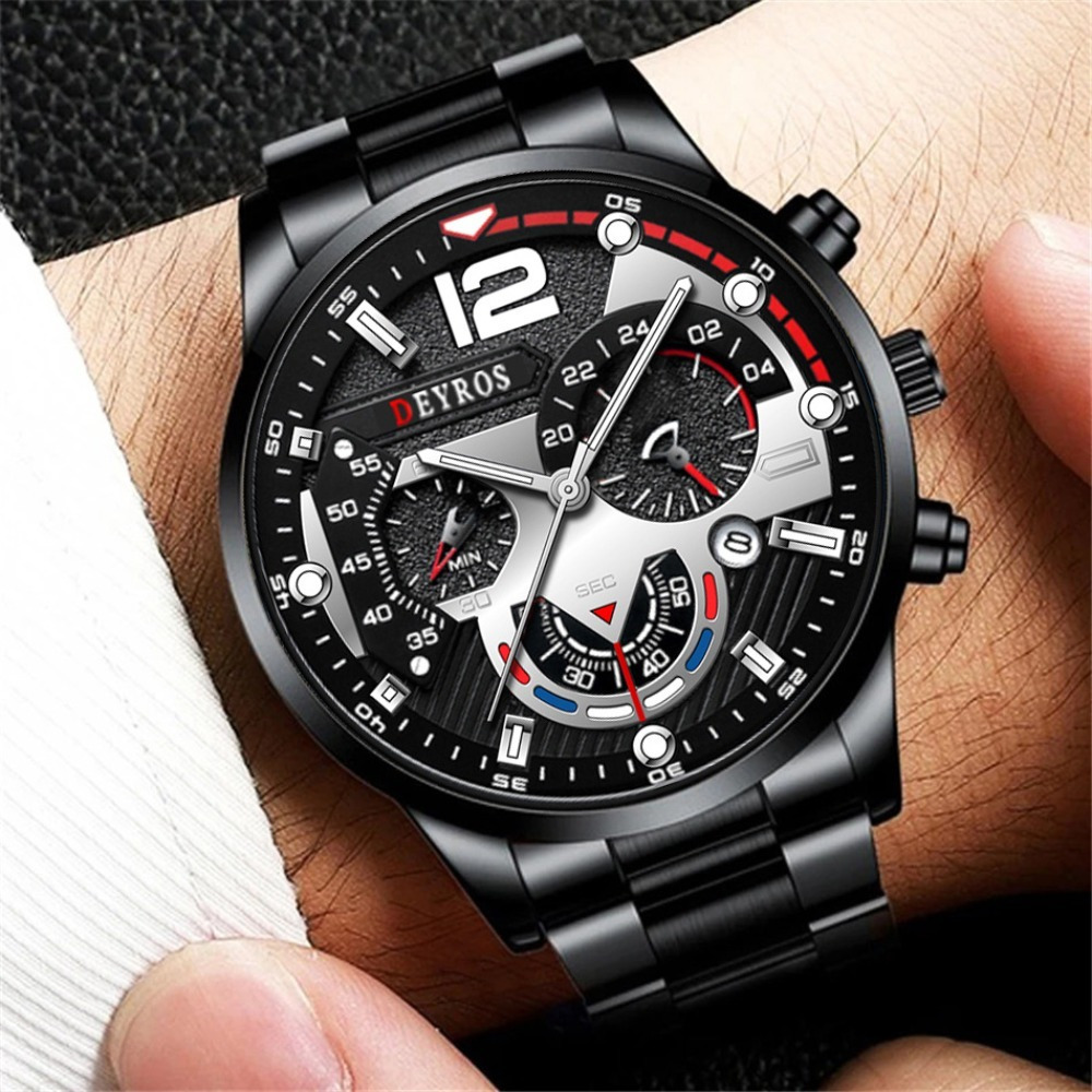 3pcs/set Fashion Men's Watch B - Best Jewelry Watches review and price