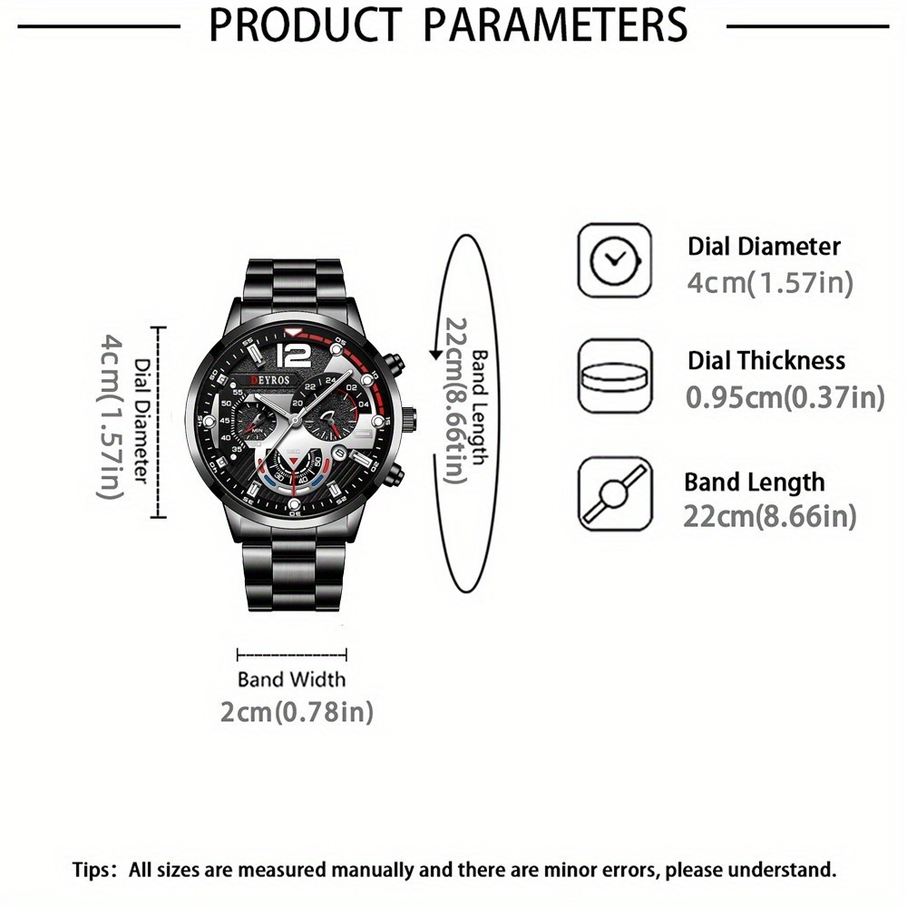 3pcs/set Fashion Men's Watch B - Best Jewelry Watches review and price