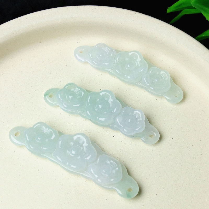 1pc Natural Jadeite Emerald Fl - Jewelry & Watches Spółka Z Ograniczoną Odpowiedzialnością review and price