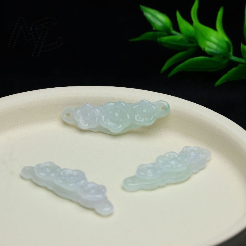 1pc Natural Jadeite Emerald Fl - Jewelry & Watches Spółka Z Ograniczoną Odpowiedzialnością review and price