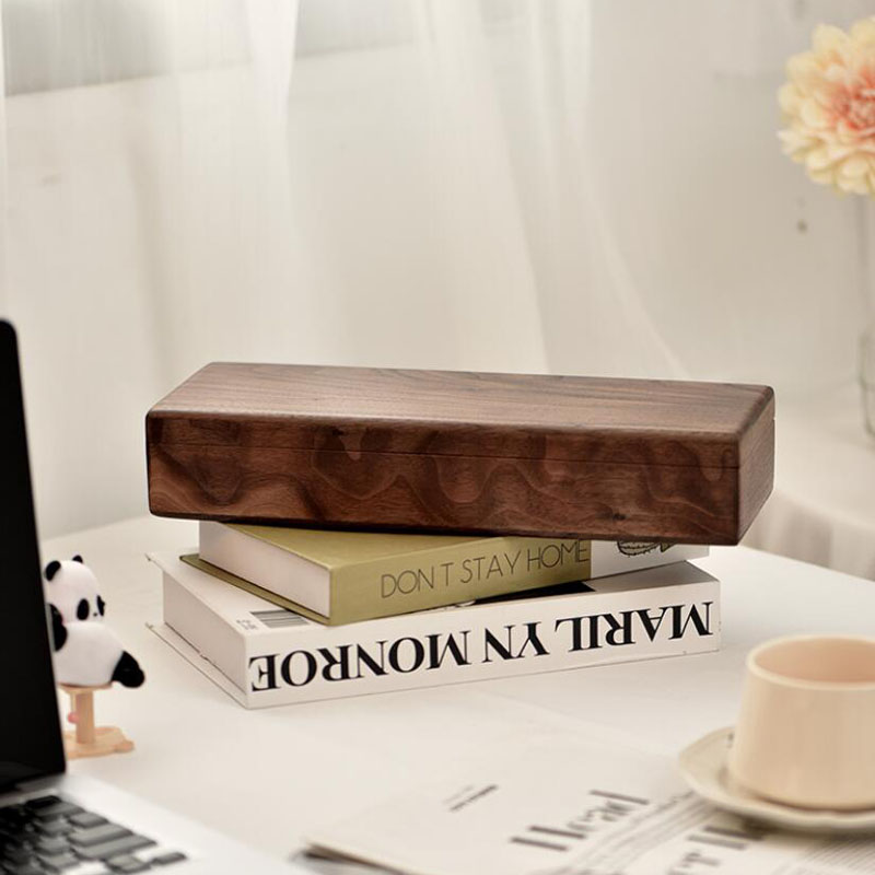 Black walnut high-end desktop  - Jewelry And Watches Box review and price