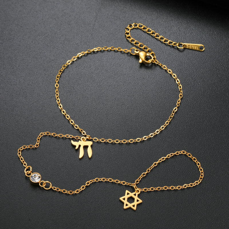 Jewish Star of David Hebrew Le - Jewelry & Watches Spółka Z Ograniczoną Odpowiedzialnością review and price