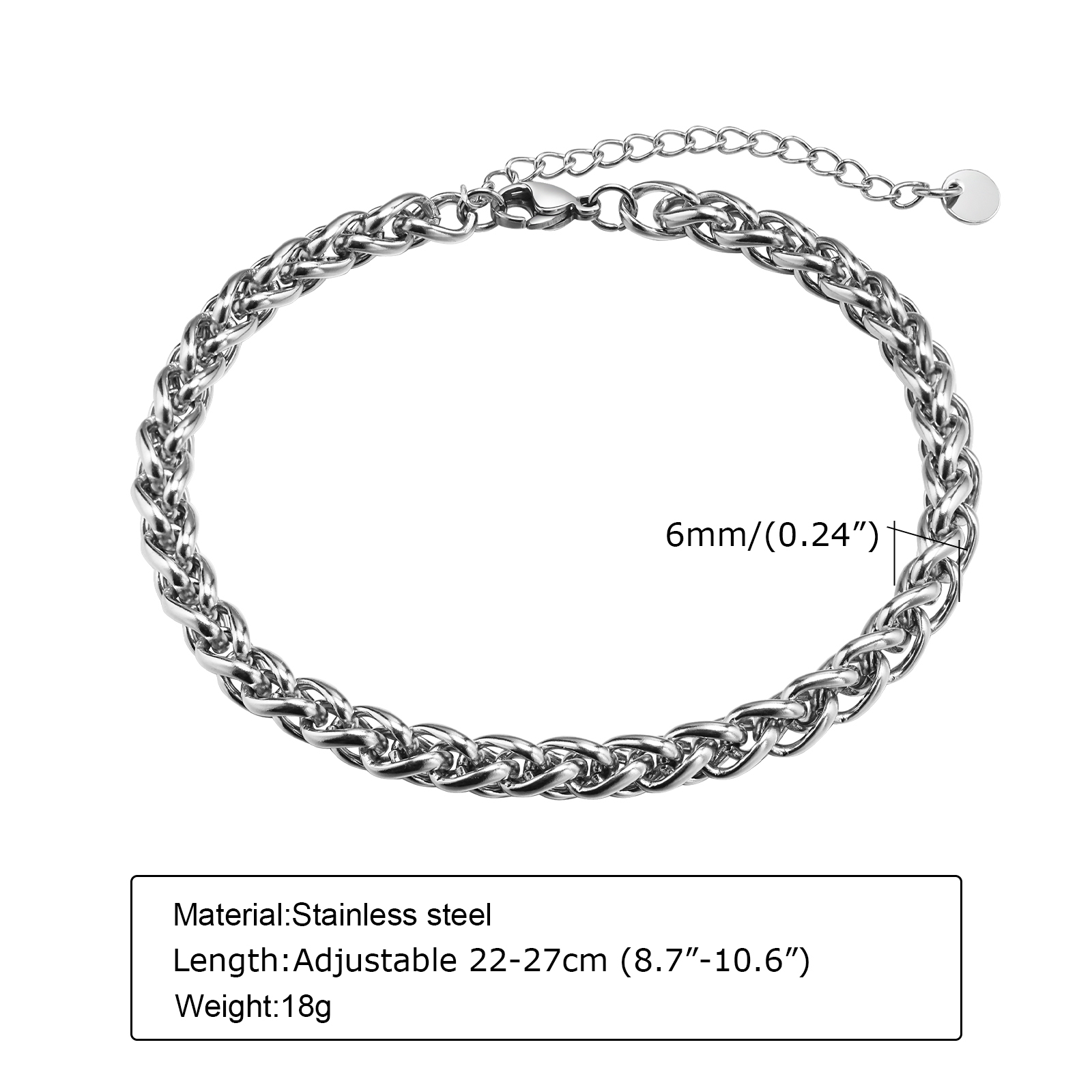 Vnox Cuban Chain Anklets for M - Jc Jewelry & Watches Photos review and price
