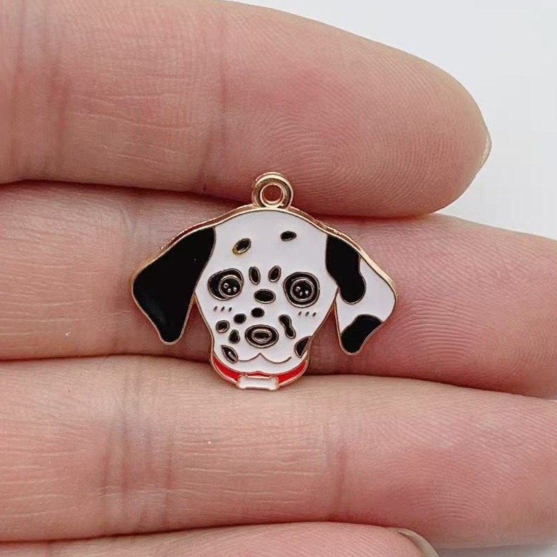 12pcs cartoon pet spotted dog  - Drop Earrings review and price