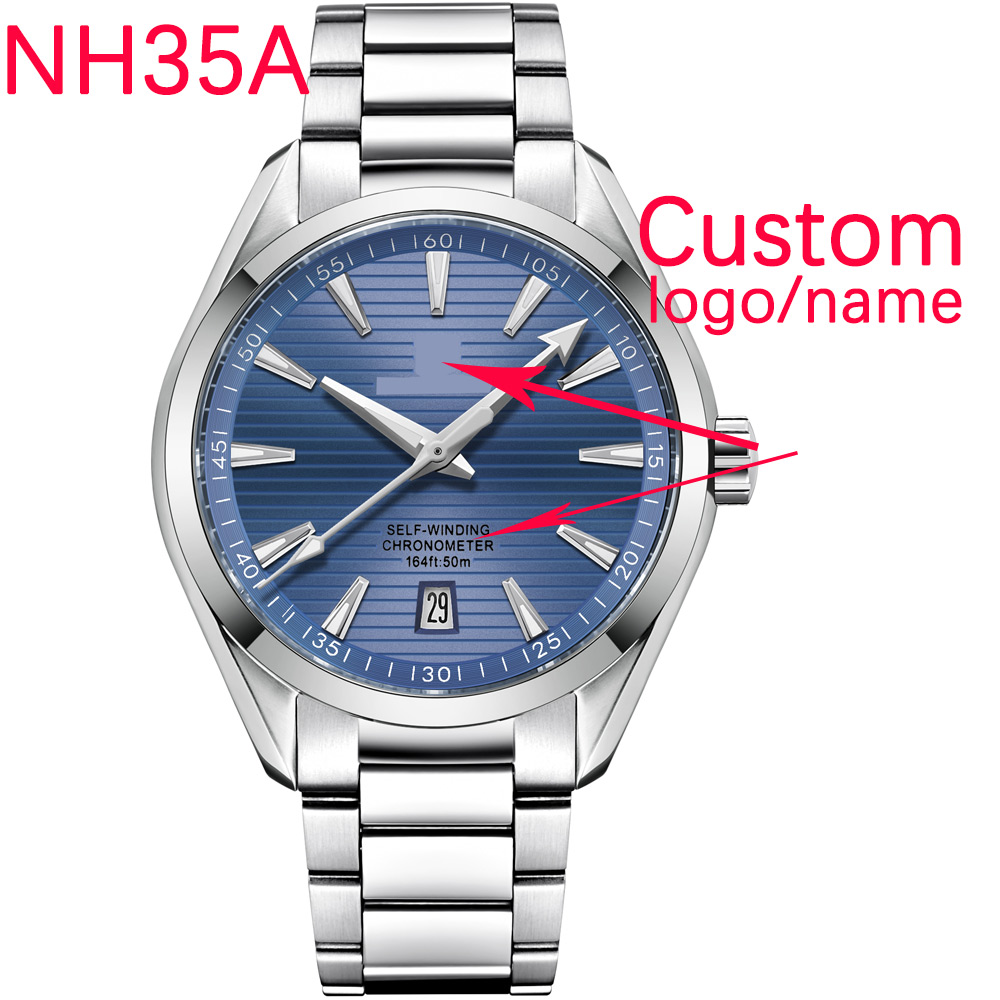 Luxury NH35 Movt Custom Logo 4 - Jewelry And Watches review and price