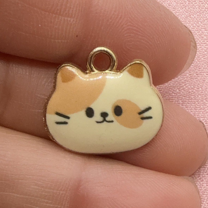 12pcs Printed Cat Head Alloy D - Drop Earrings review and price