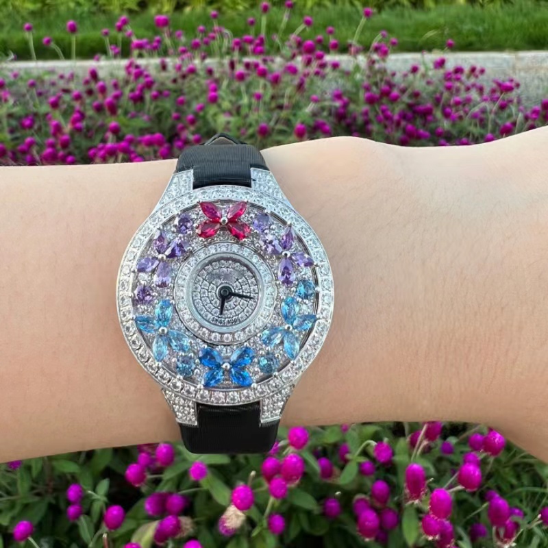 Luxury Colorful Women's Watch  - Jewels In Quartz Watches review and price
