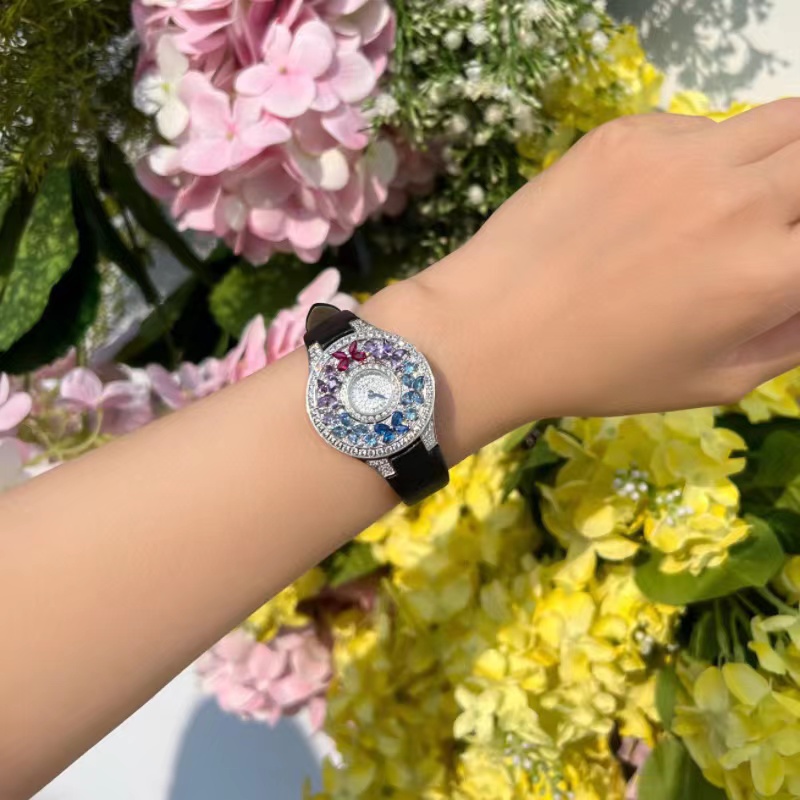 Luxury Colorful Women's Watch  - Jewels In Quartz Watches review and price